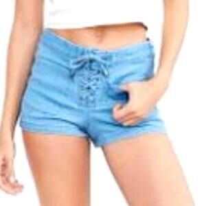 Urban Outfitters BDG Mia Lace Front Shorts, 28